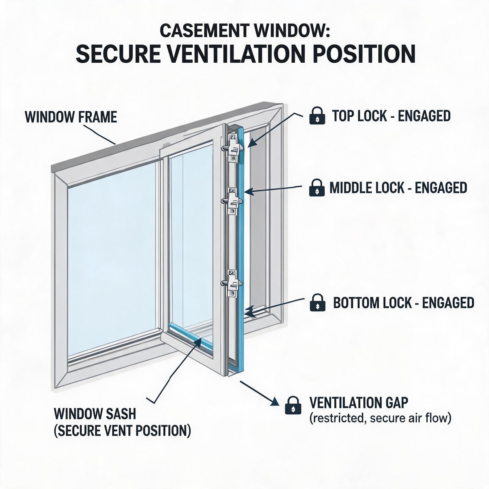 Superwindowhouse Crank Out Window Security Lock Screens Ground Levelcasement-window-secure-ventilation-position-with-multi-point-lock-engaged