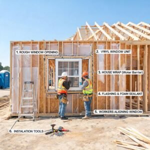 Superwindowhouse Single Hung vs. Double Hung Windows: Which Is Better for Your Project?construction-site-vinyl-window-installation-overview