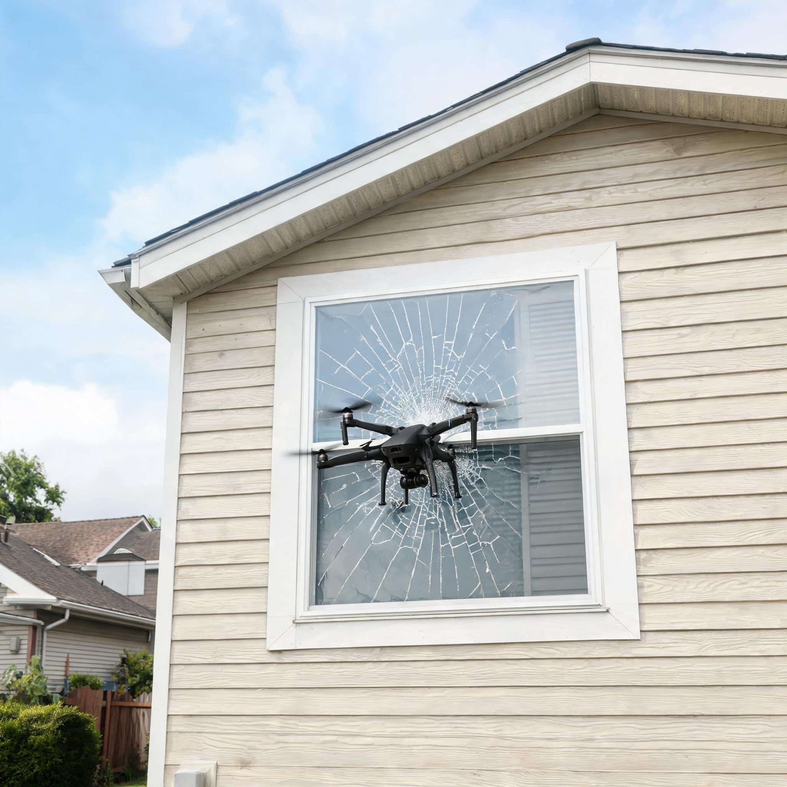 drone-impact-simulation-on-residential-window