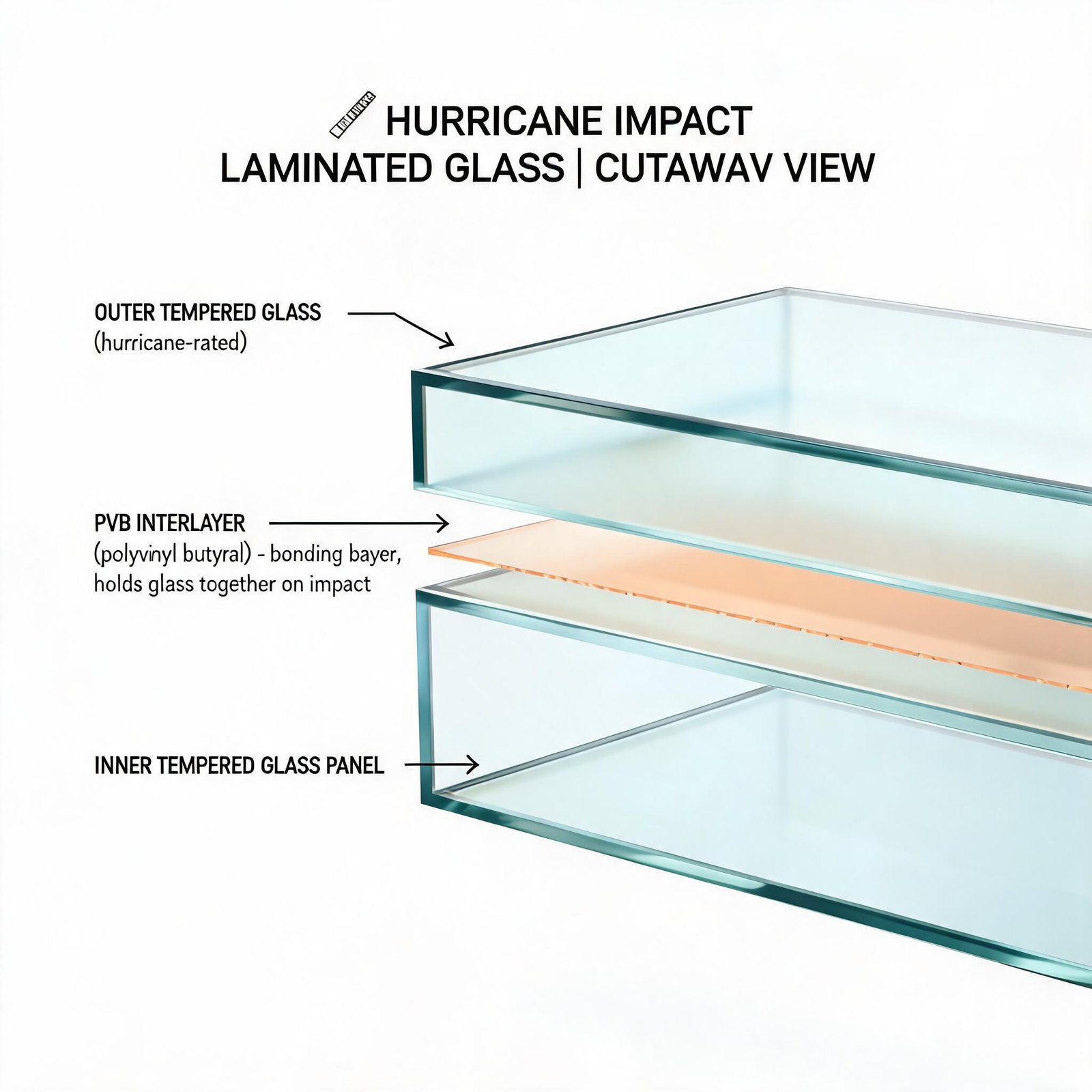 hurricane-grade-impact-window-laminated-glass-pvb-layer-cutaway