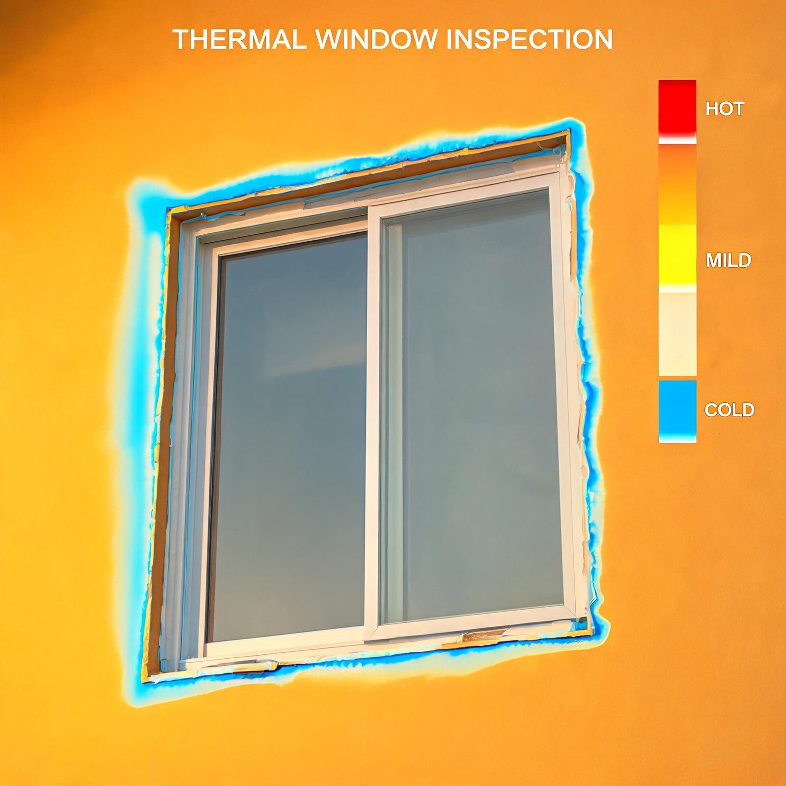 infrared-thermal-image-showing-cold-air-infiltration-around-warped-vinyl-window-frame
