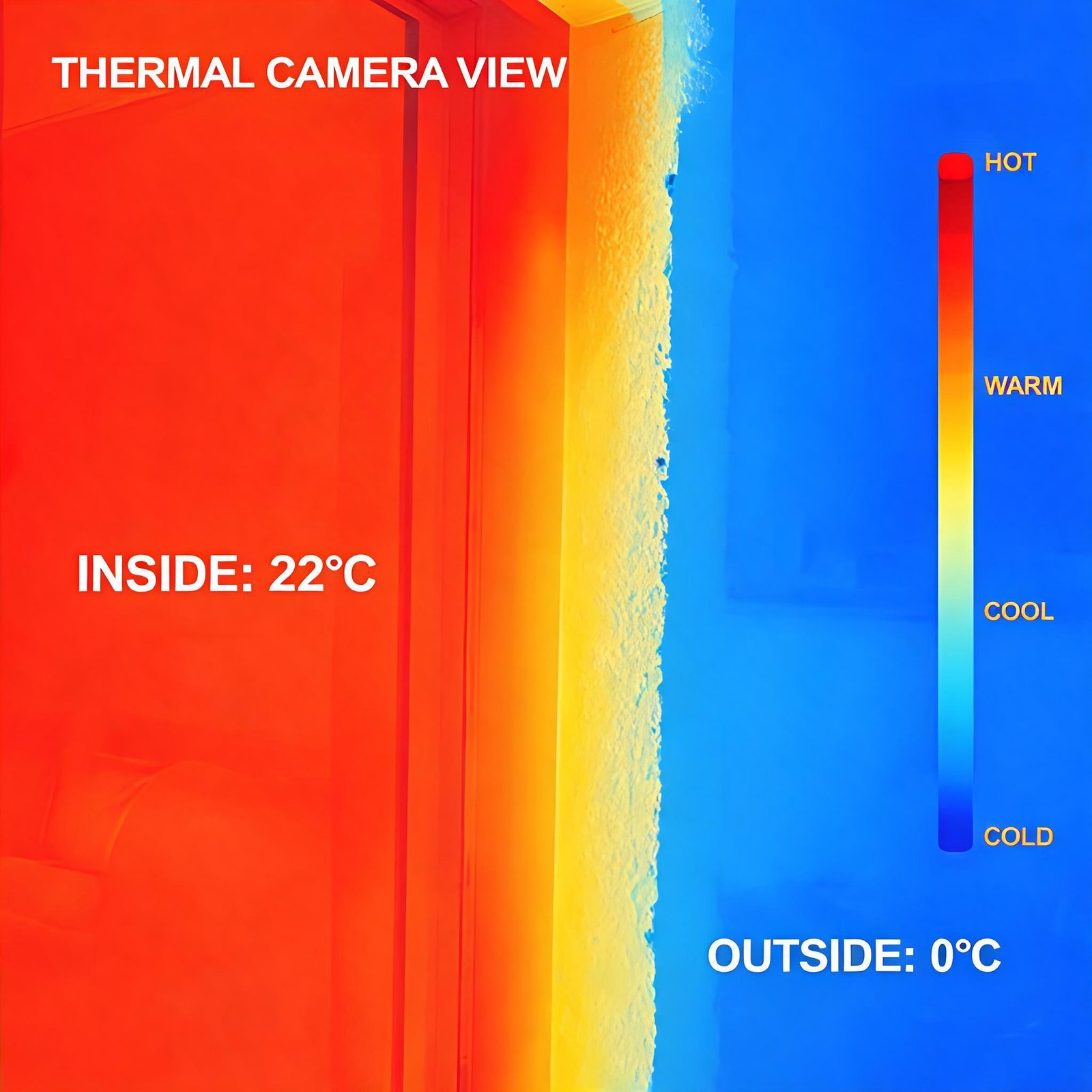 infrared-thermal-image-showing-heat-transfer-through-uninsulated-wall