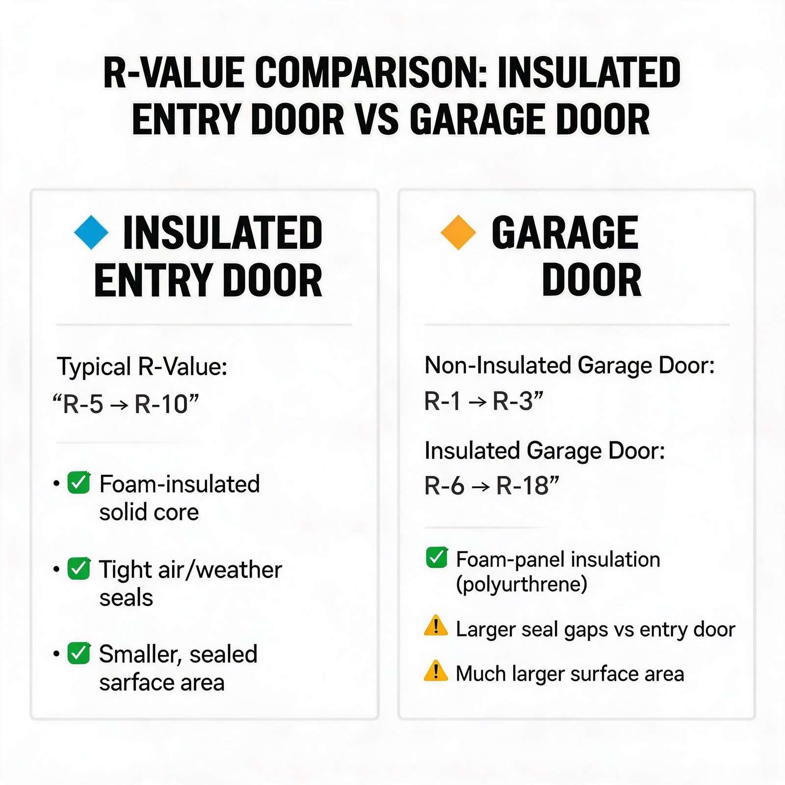 Superwindowhouse Best insulated entry doors for Minnesota wintersinsulated-entry-door-vs-garage-door-r-value-comparison-chart