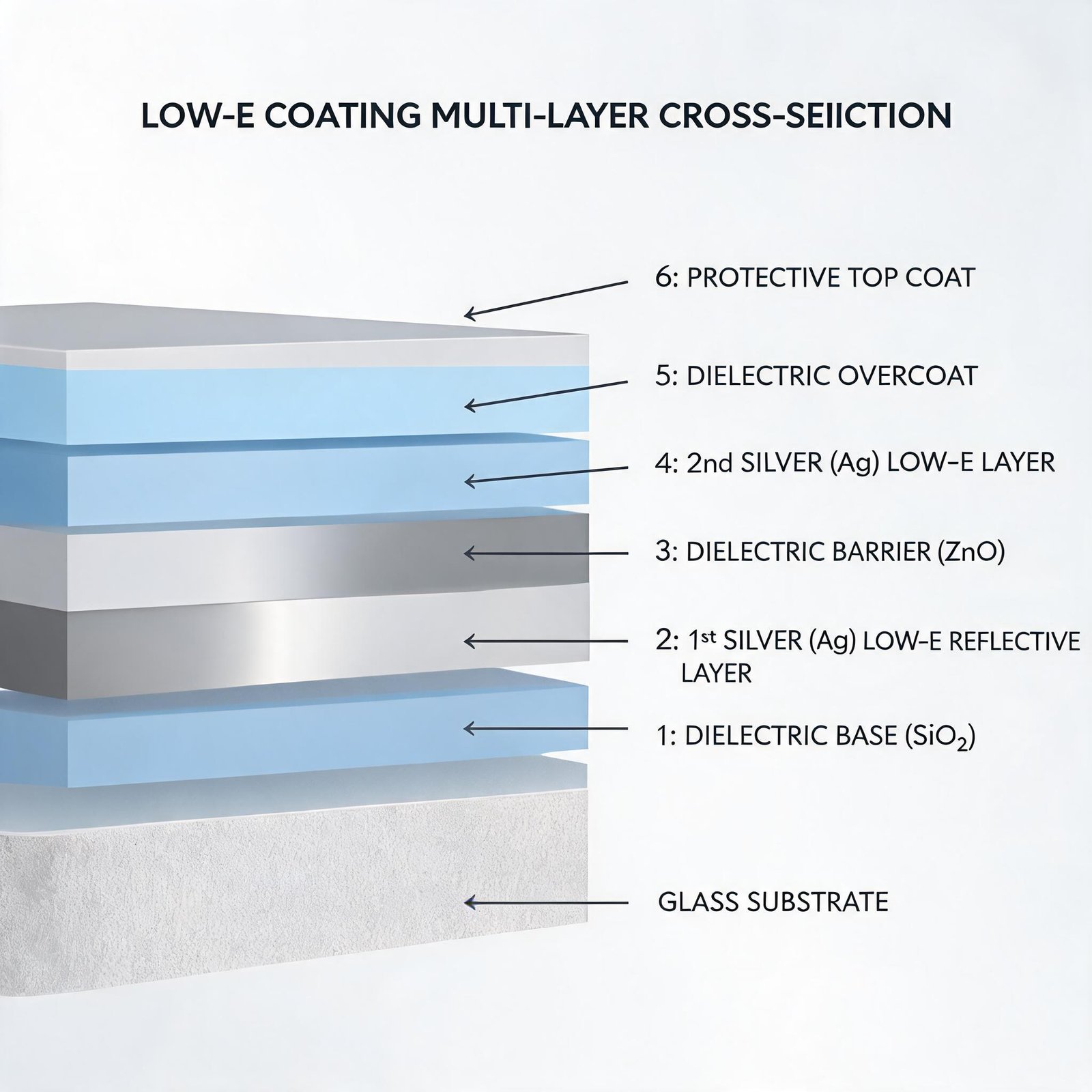 low-e-coating-multi-layer-cross-section