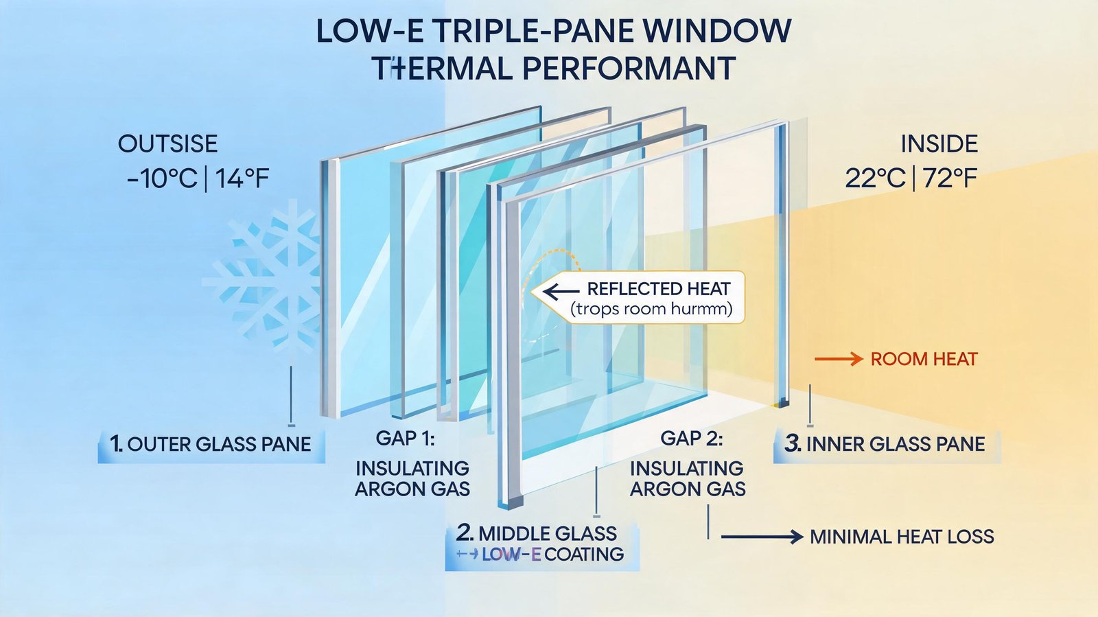 low-e-triple-pane-window-thermal-performance-diagram