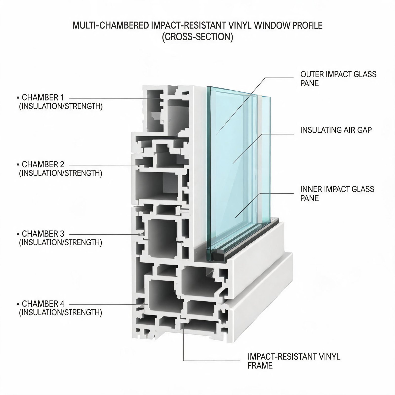 multi-chambered-vinyl-impact-resistant-window-profile
