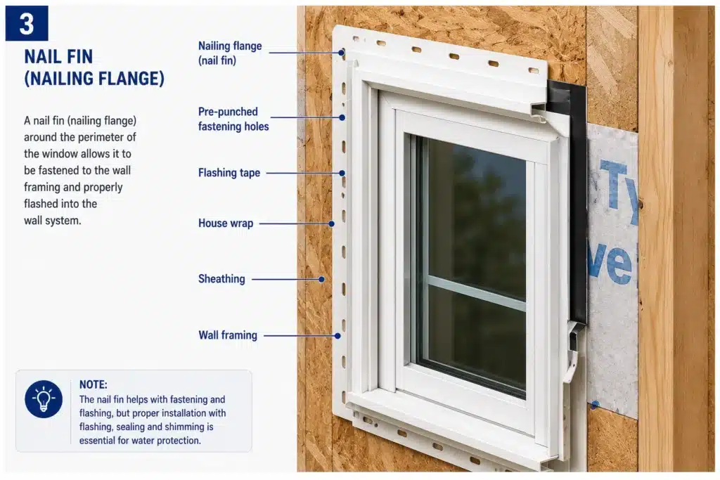 New Construction Windows: Nail Fin, J-Channel, and Flush Fin Explained ...