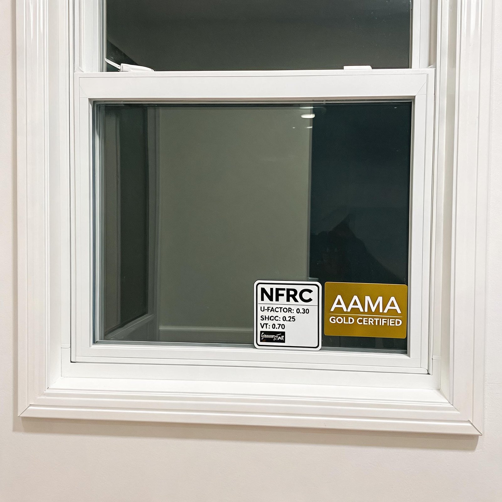 Superwindowhouse What Is a Vinyl Single or Double Hung Window? A Complete Guidenfrc-label-and-aama-gold-sticker-on-vinyl-hung-window