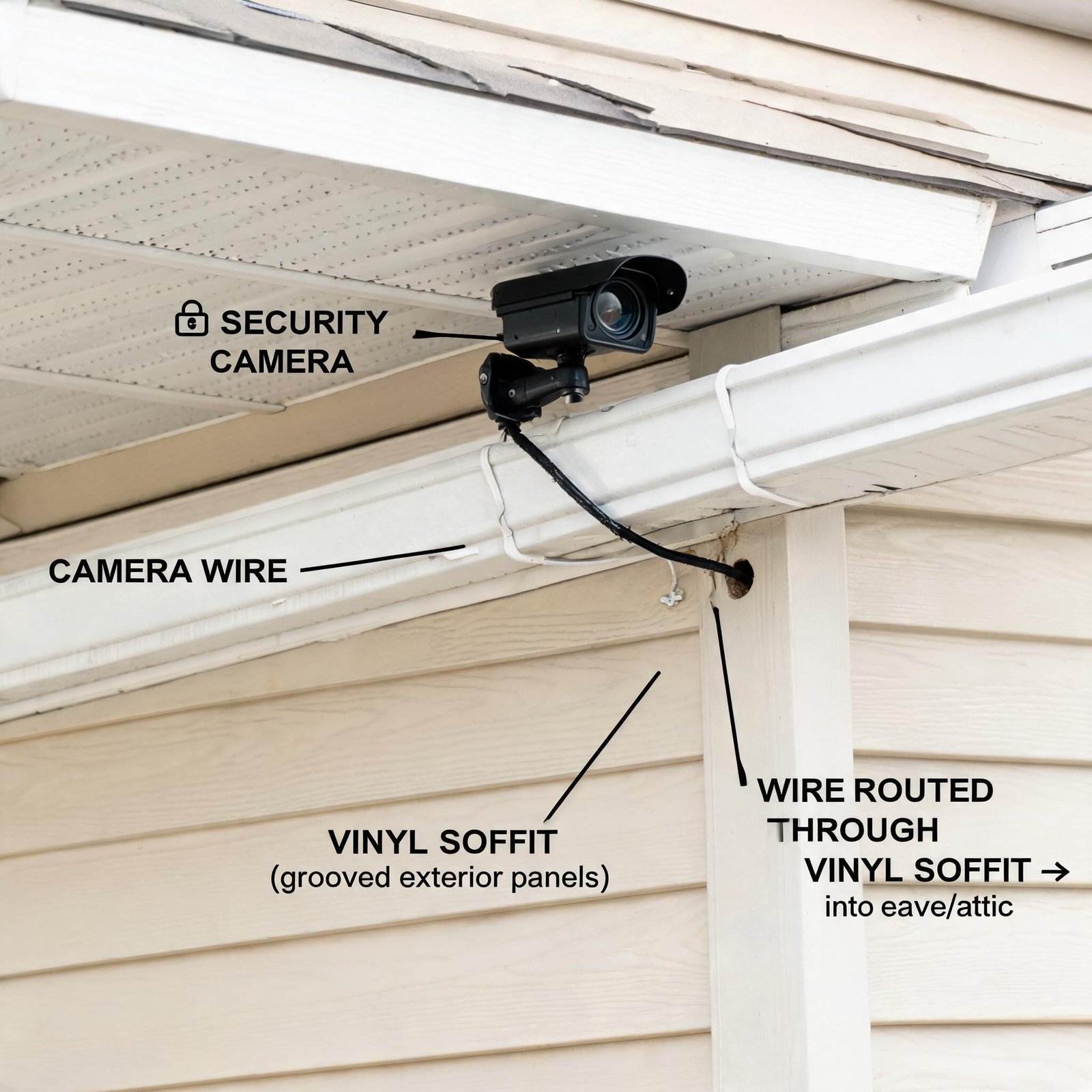 security-camera-wire-routing-through-vinyl-soffit