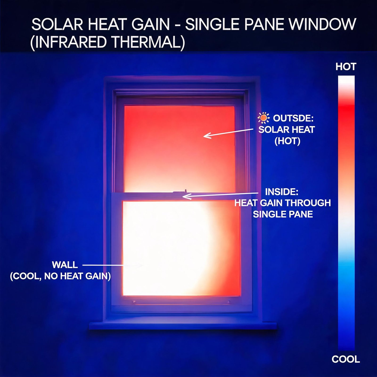solar-heat-gain-through-single-pane-window-infrared-thermal-image