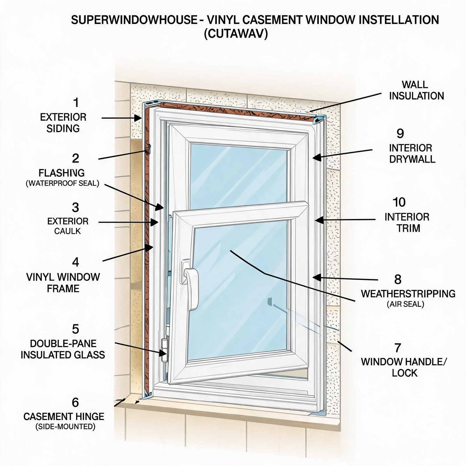 Superwindowhouse extreme heat watchsuperwindowhouse-vinyl-casement-window-installation-cutaway-diagram