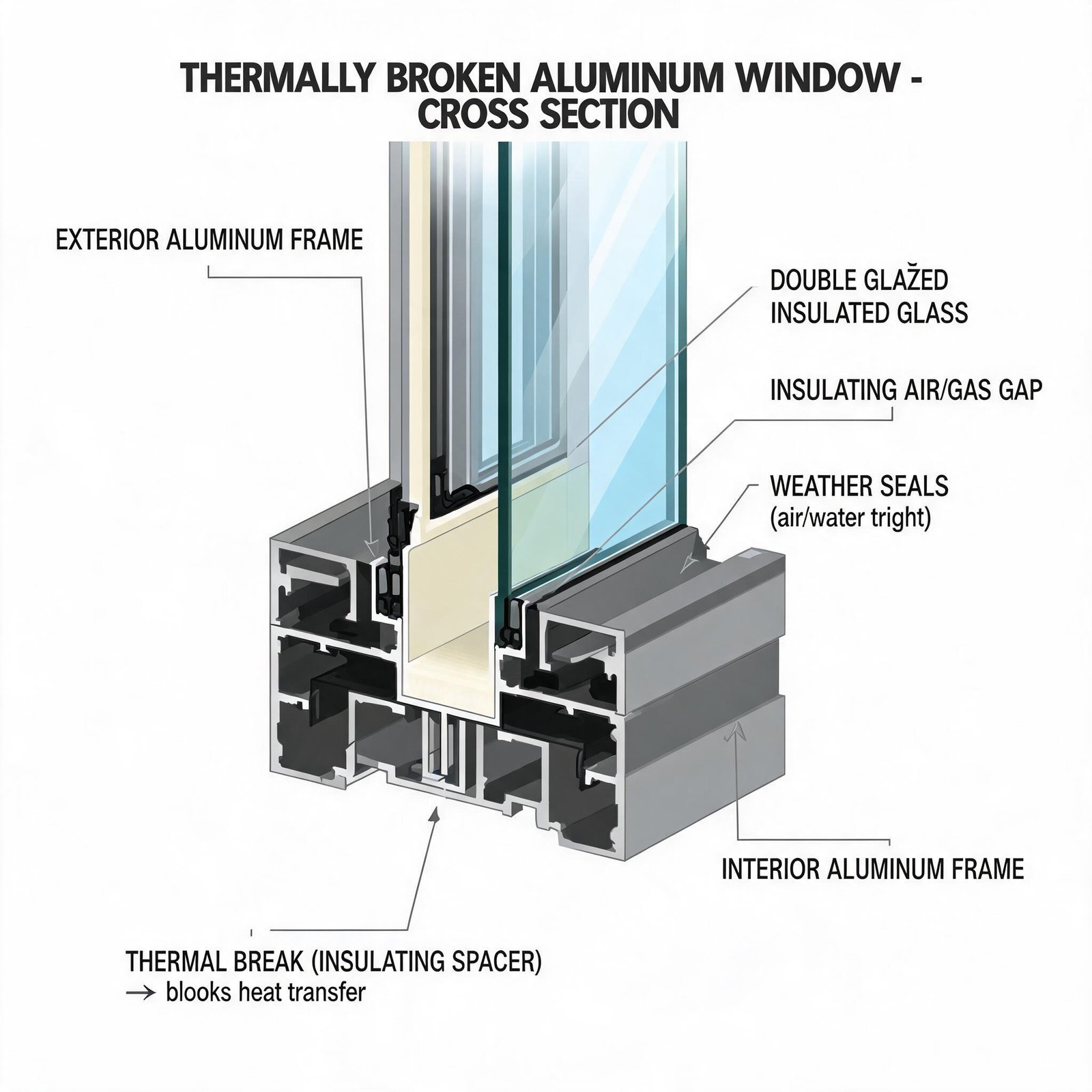 thermally-broken-aluminum-window-cross-section