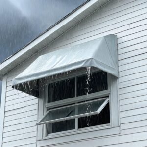 vinyl-awning-window-rain-test-showing-water-deflection